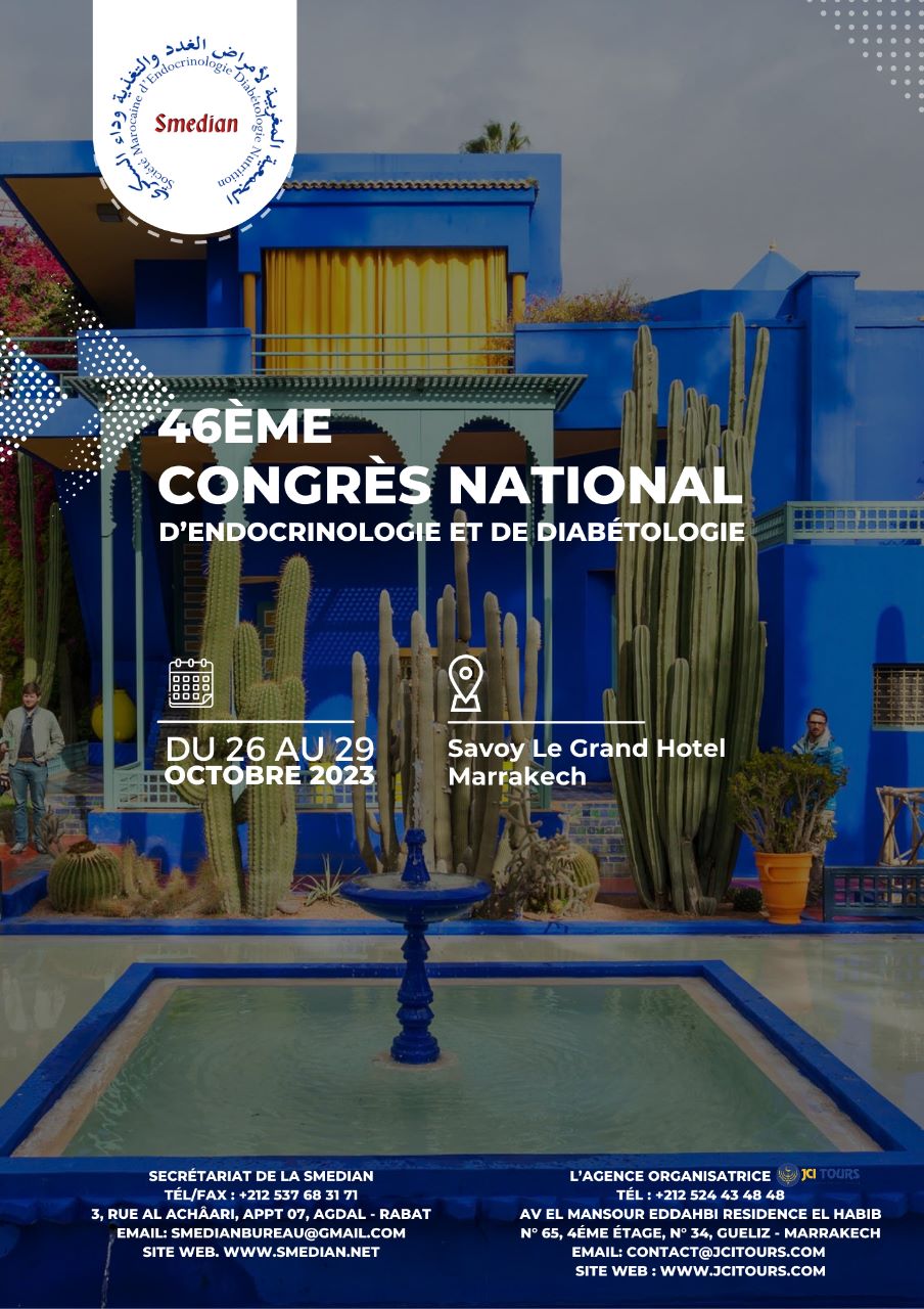 46 ème congres national d'endocrinologie et de diabetologie